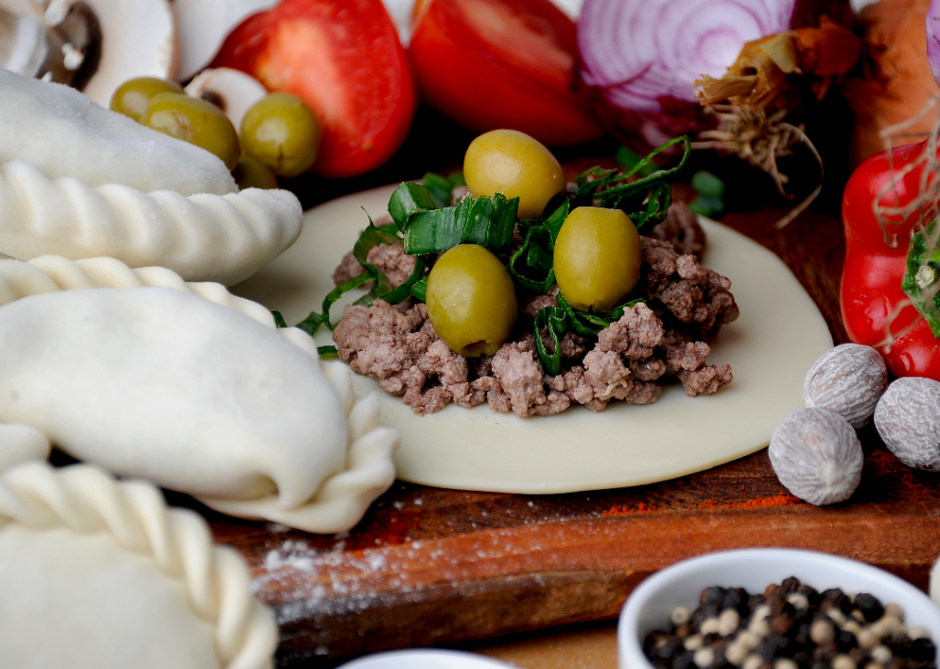 Hackfleisch Empandas direkt aus Argentinien importiert von DAT-Tropdi